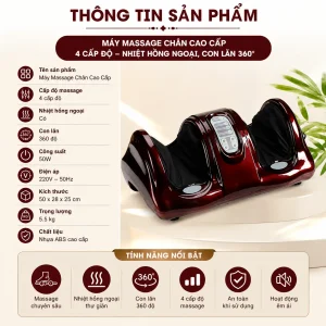 Máy Massage Chân Cao Cấp 4 Cấp Độ