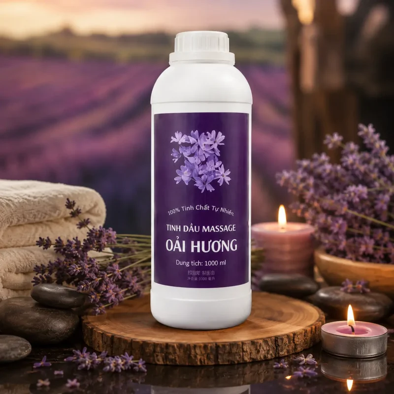 Tinh Dầu Massage Hương Hoa Oải Hương Cao Cấp
