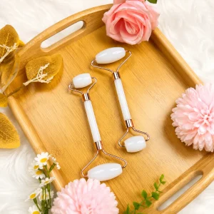 Bộ Đá Thạch Anh Trắng 14 Món Cao Cấp – Massage Mặt, Nâng Cơ, Thư Giãn | Bộ Dụng Cụ Massage Spa Chuyên Nghiệp