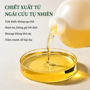 Tinh Dầu Ngải Cứu Trị Liệu Cao Cấp 1000ml – Làm Ấm Cơ Thể, Thư Giãn Cơ Bắp, Hỗ Trợ Massage Dưỡng Sinh