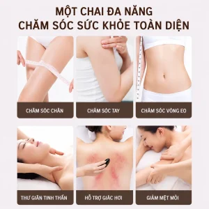 Tinh Dầu Massage Giảm Béo Cao Cấp 1000ml – Hỗ Trợ Làm Săn Chắc Eo, Thon Gọn Chân Tay, Massage Toàn Thân