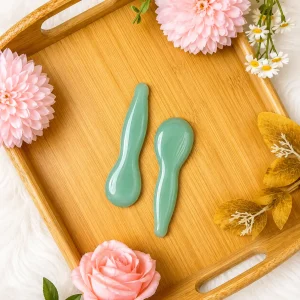 Bộ Đá Thạch Anh Xanh 14 Món Cao Cấp – Massage Mặt, Nâng Cơ, Thư Giãn | Bộ Dụng Cụ Massage Spa Chuyên Nghiệp