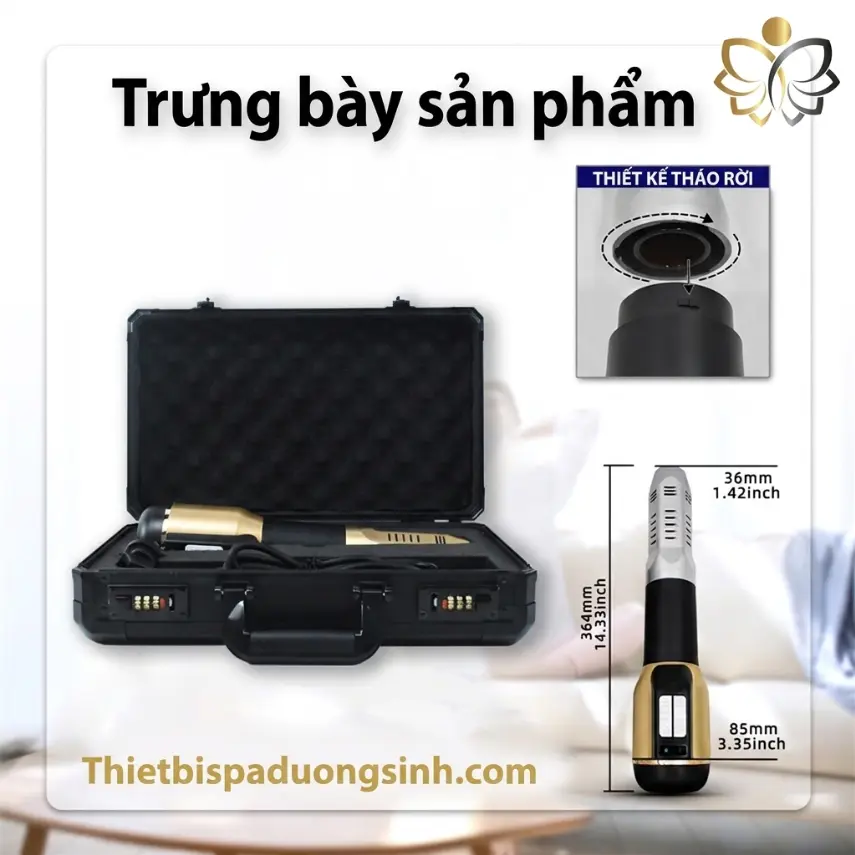 4 Thiết Bị Súng Thổi Huyệt Terahertz Little God Chính Hãng – Công Nghệ Terahertz Chăm Sóc Sức Khỏe Cao Cấp