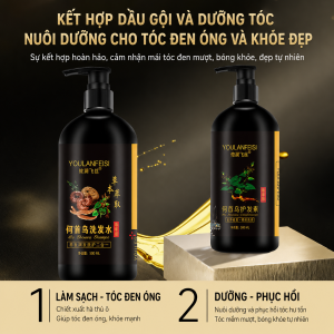 Dầu Gội Xả Hà Thủ Ô