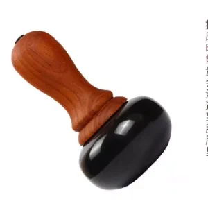 Máy Massage Đá Nóng Điện Đá Biếm Tự Nhiên Cao Cấp – Tay Cầm Kiểu Con Dấu (Chày Xoáy), Bảo Hành 12 Tháng