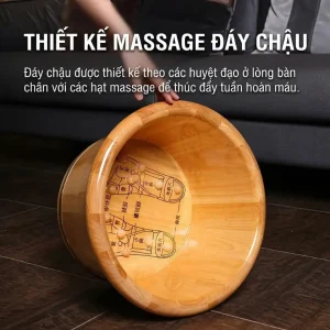 Chậu Ngâm Chân Gỗ Bách Xanh Cao Cấp – Thùng Ngâm Chân Gỗ Tự Nhiên Giữ Nhiệt Tốt Cho Spa & Gia Đình