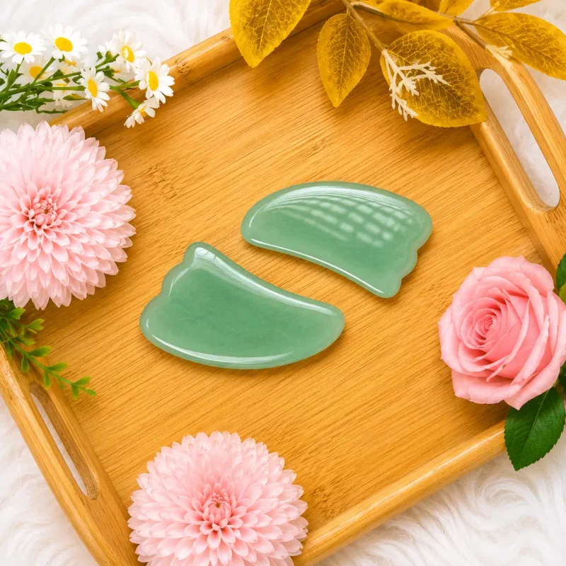 Bộ Đá Thạch Anh Xanh 14 Món Cao Cấp – Massage Mặt, Nâng Cơ, Thư Giãn | Bộ Dụng Cụ Massage Spa Chuyên Nghiệp