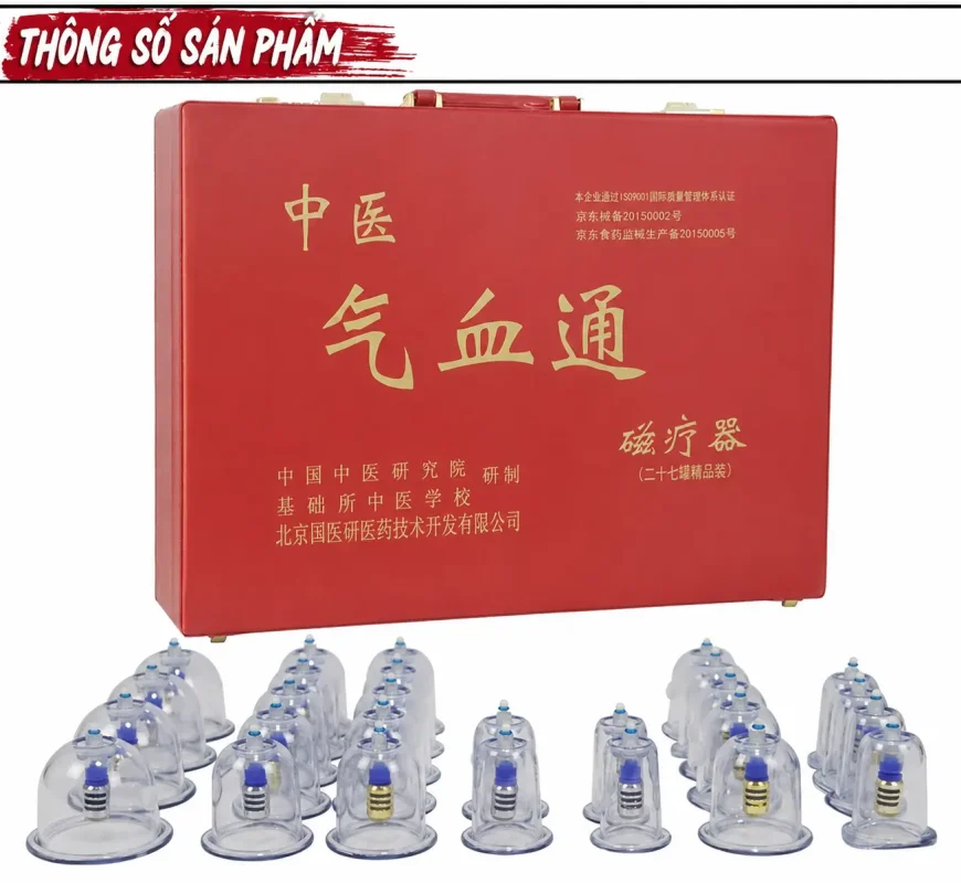 Bộ Giác Hơi 27 Cốc Lượng Từ Cao Cấp
