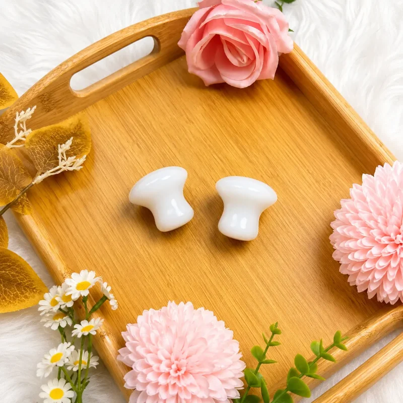 Bộ Đá Thạch Anh Trắng 14 Món Cao Cấp – Massage Mặt, Nâng Cơ, Thư Giãn | Bộ Dụng Cụ Massage Spa Chuyên Nghiệp