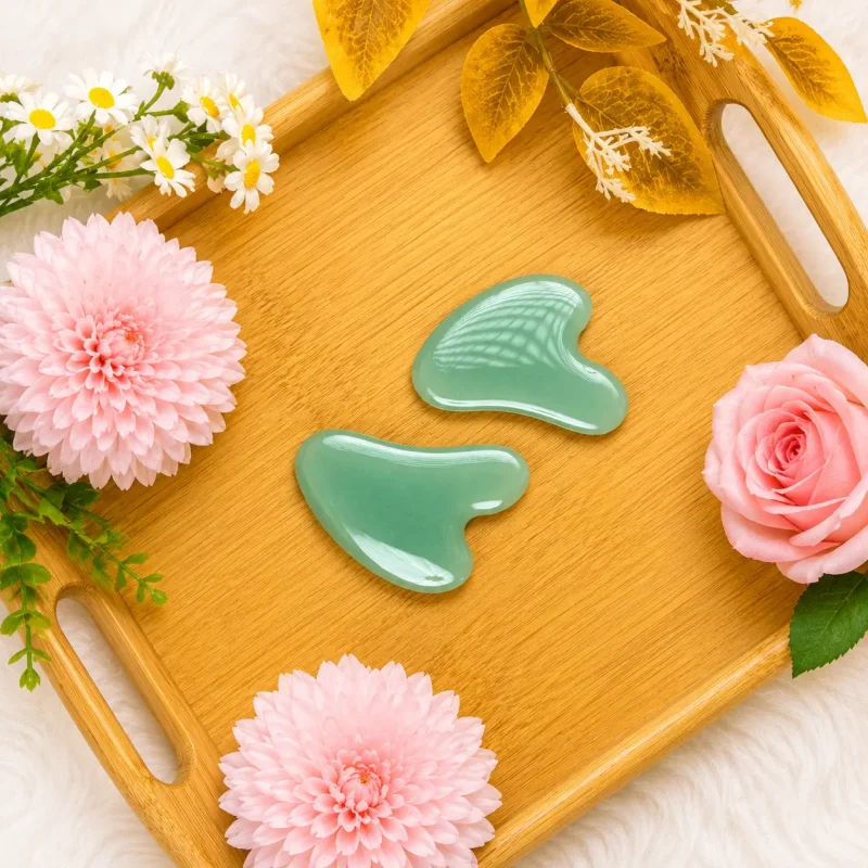 Bộ Đá Thạch Anh Xanh 14 Món Cao Cấp – Massage Mặt, Nâng Cơ, Thư Giãn | Bộ Dụng Cụ Massage Spa Chuyên Nghiệp