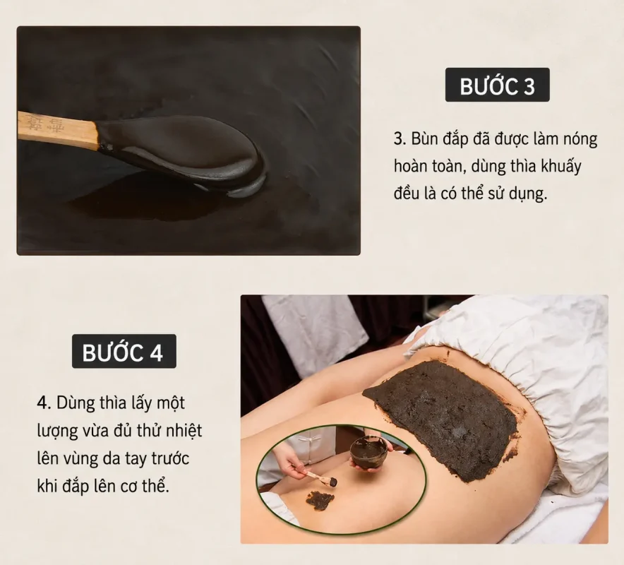 Bùn Đắp Ngải Cứu Trị Liệu 1000g – Bùn Thảo Dược Hỗ Trợ Làm Ấm Cơ Thể, Massage Dưỡng Sinh Chuẩn Spa