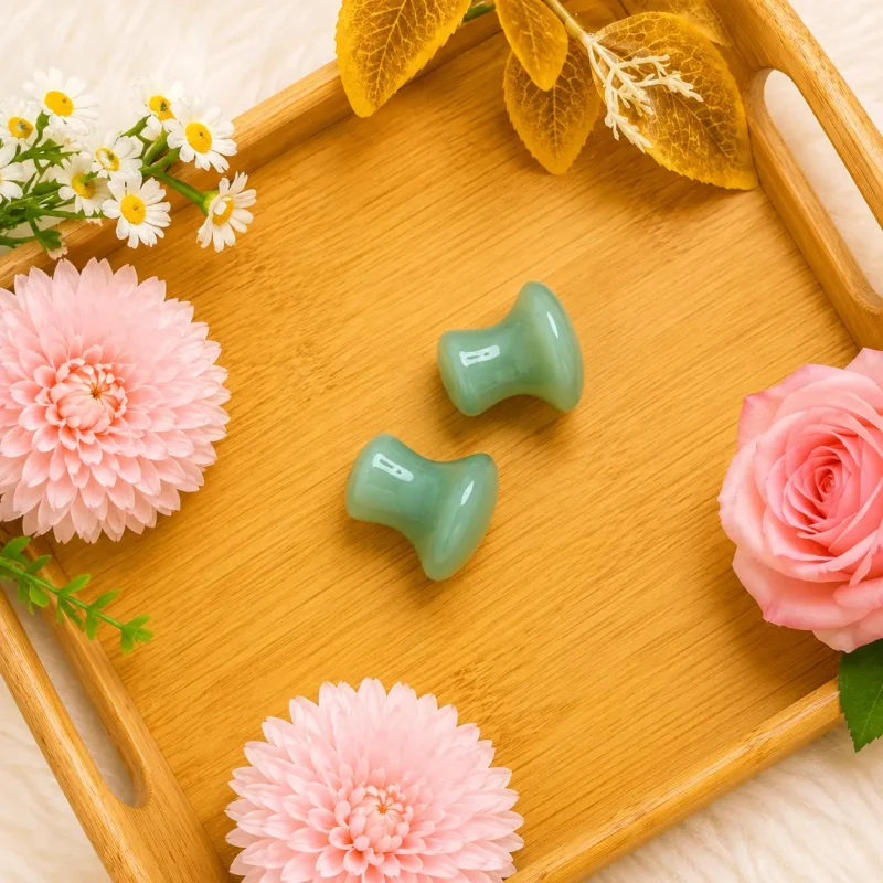 Bộ Đá Thạch Anh Xanh 14 Món Cao Cấp – Massage Mặt, Nâng Cơ, Thư Giãn | Bộ Dụng Cụ Massage Spa Chuyên Nghiệp