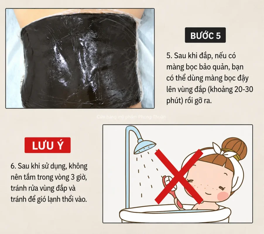 Bùn Đắp Ngải Cứu Trị Liệu 1000g – Bùn Thảo Dược Hỗ Trợ Làm Ấm Cơ Thể, Massage Dưỡng Sinh Chuẩn Spa