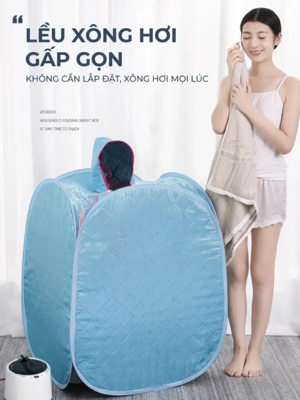 Lều Xông Hơi Tại Nhà Kèm Nồi Đun Xông Hơi 2L