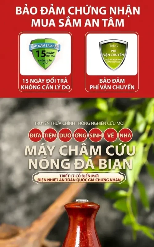 Máy Massage Đá Nóng Dưỡng Sinh Cao Cấp