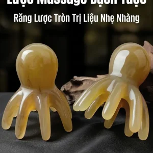 Dụng Cụ Massage Đầu Bằng Lược Móng Bạch Tuộc