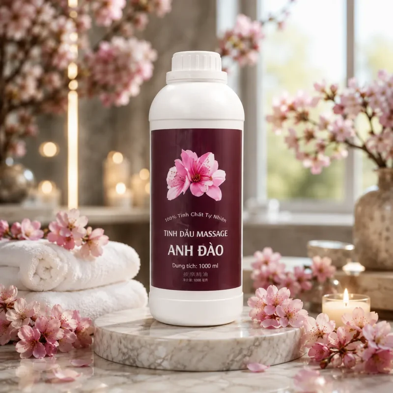 Tinh Dầu Massage Hương Hoa Anh Đào Cao Cấp