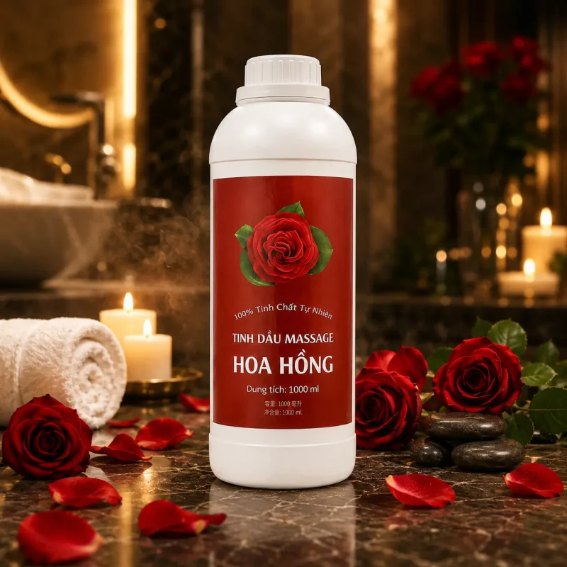 Tinh Dầu Massage Hương Hoa Hồng Cao Cấp