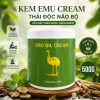 Kem Emu Cream Thải Độc Não Bộ 500g – Kem Massage Emu Oil Hỗ Trợ Thư Giãn, Làm Ấm Cơ Thể Và Chăm Sóc Vùng Đầu, Vai Gáy