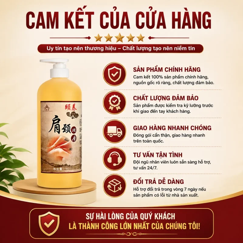 Tinh Dầu Chuyên Sâu Vai Gáy 1000ml Cao Cấp