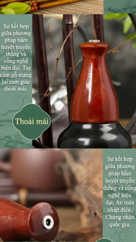 Máy Massage Đá Nóng Dưỡng Sinh Cao Cấp