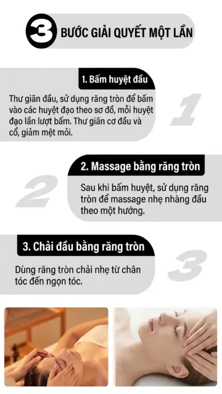 Dụng Cụ Massage Đầu Bằng Lược Móng Bạch Tuộc