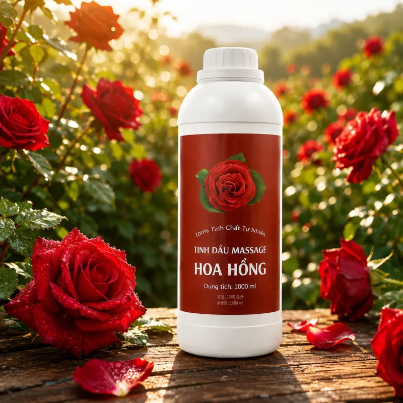 Tinh Dầu Massage Hương Hoa Hồng Cao Cấp