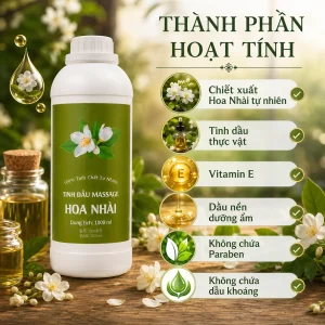 Tinh Dầu Massage Hương Hoa Nhài Cao Cấp 1000ml
