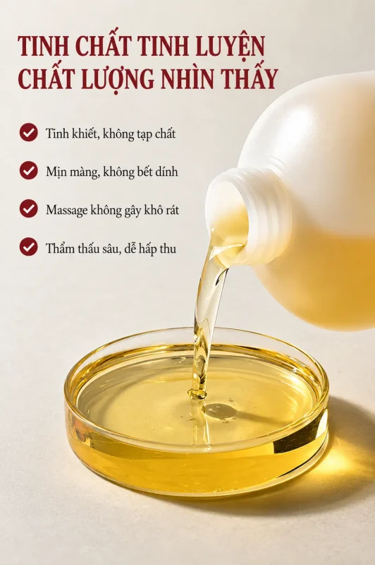 Tinh Dầu Chăm Sóc Ngực Cao Cấp 1000ml – Hỗ Trợ Massage Săn Chắc, Dưỡng Ẩm Và Chăm Sóc Vùng Ngực