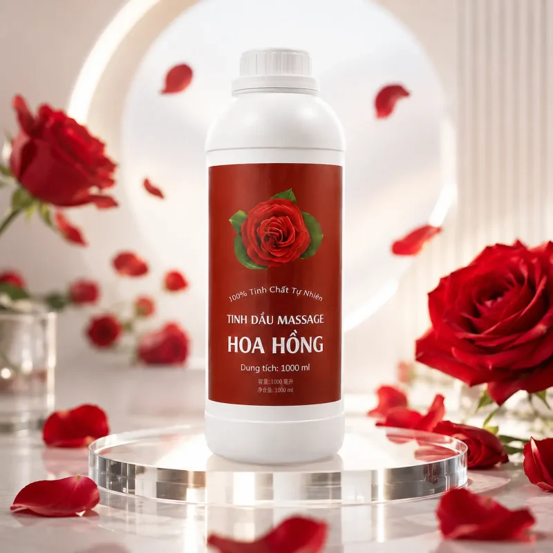 Tinh Dầu Massage Hương Hoa Hồng Cao Cấp