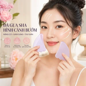 Bộ Đá Thạch Anh Hồng 14 Món Cao Cấp – Massage Mặt, Nâng Cơ, Thư Giãn | Dụng Cụ Massage Spa Chuyên Nghiệp