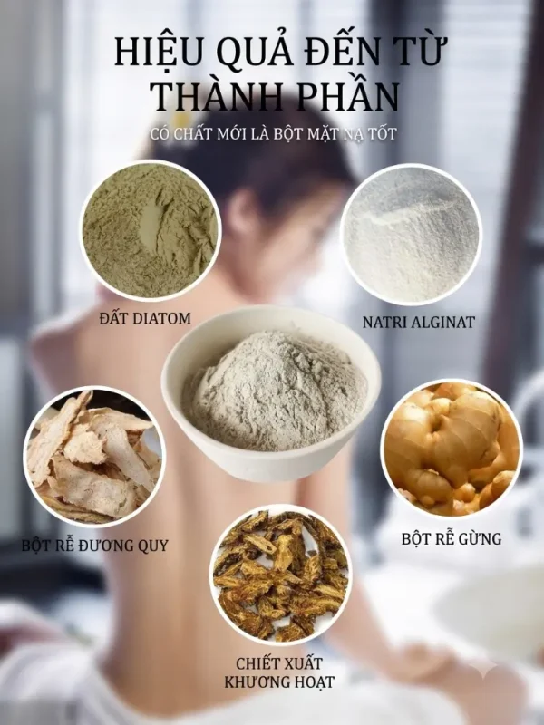 Bột Năng Lượng Giảm Béo Dưỡng Sinh 1000g | Bột Đắp Thảo Dược Body Trị Liệu Dùng Trong Spa Đông Y