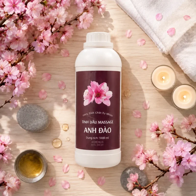 Tinh Dầu Massage Hương Hoa Anh Đào Cao Cấp