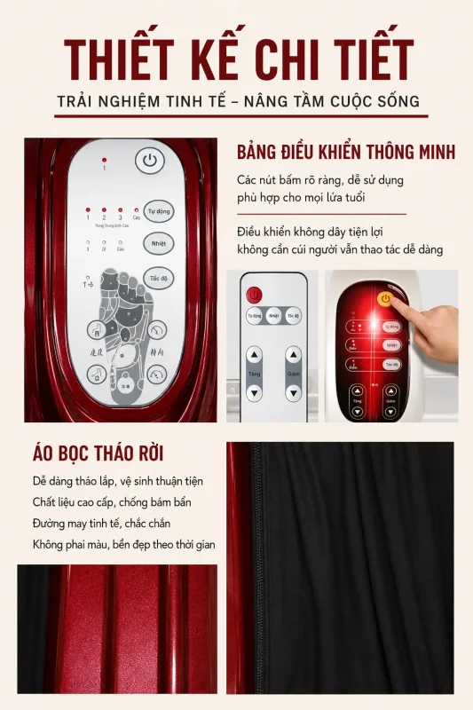 Máy Massage Chân Cao Cấp 4 Cấp Độ