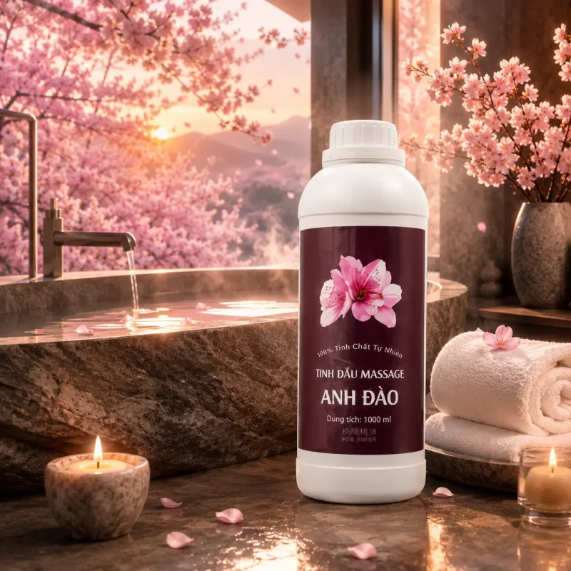 Tinh Dầu Massage Hương Hoa Anh Đào Cao Cấp