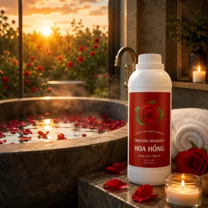 Tinh Dầu Massage Hương Hoa Hồng Cao Cấp