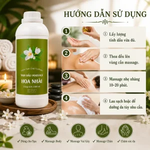 Tinh Dầu Massage Hương Hoa Nhài Cao Cấp 1000ml