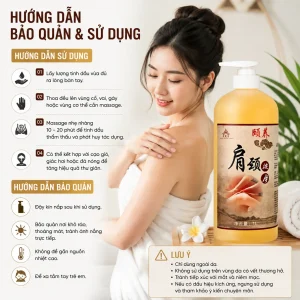 Tinh Dầu Chuyên Sâu Vai Gáy 1000ml Cao Cấp