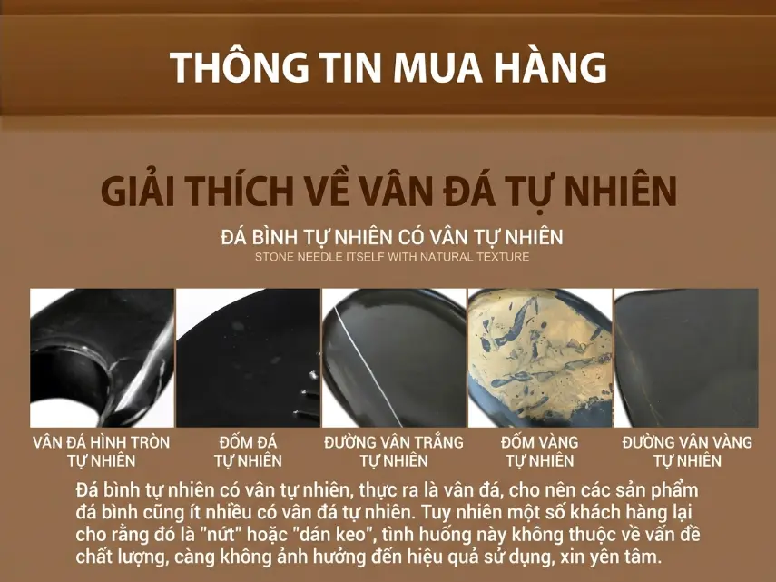 Máy Massage Đá Nóng Điện Đá Biếm Tự Nhiên Cao Cấp – Tay Cầm Kiểu Con Dấu (Chày Xoáy), Bảo Hành 12 Tháng