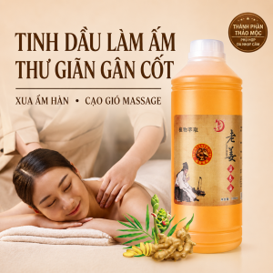 Tinh Dầu Gừng Già Siêu Nóng