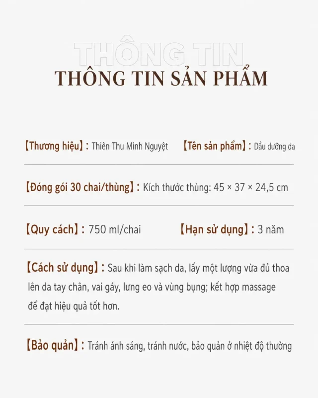 Ảnh chi tiết tinh dầu massage 750ml