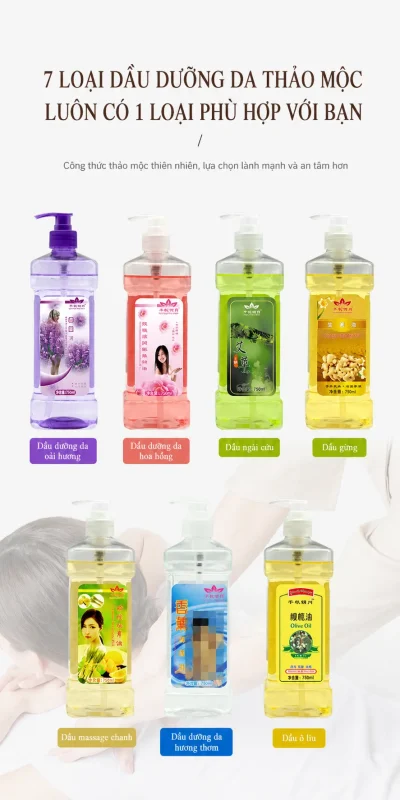 Ảnh chi tiết tinh dầu massage 750ml
