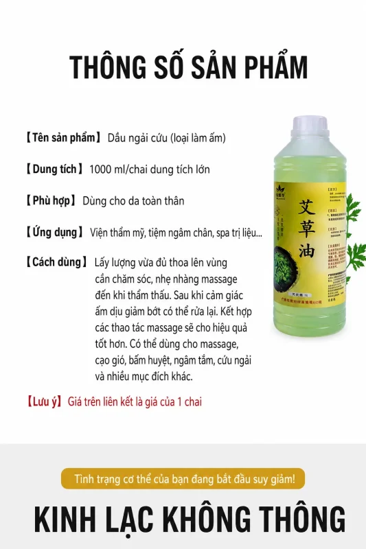 Tinh Dầu Ngải Cứu 1000ml