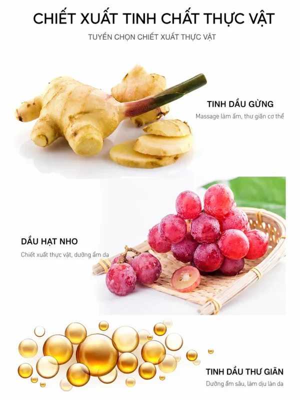 Tinh Dầu Gừng Nóng Nhẹ 1000ml