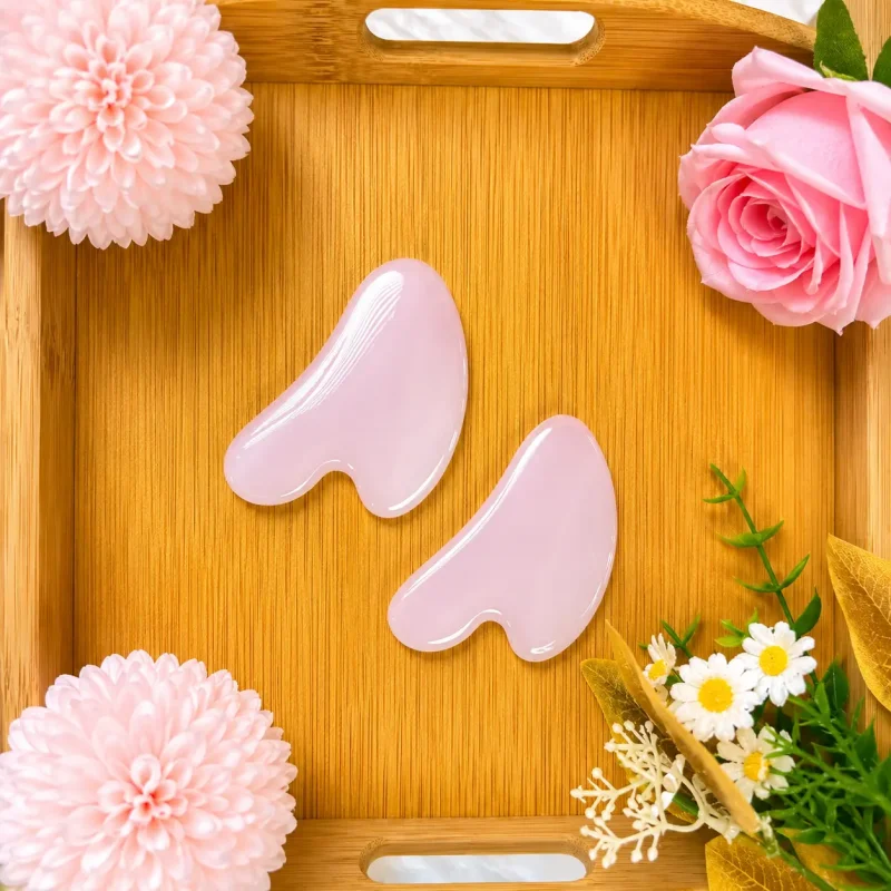 Bộ Đá Thạch Anh Hồng 14 Món Cao Cấp – Massage Mặt, Nâng Cơ, Thư Giãn | Dụng Cụ Massage Spa Chuyên Nghiệp