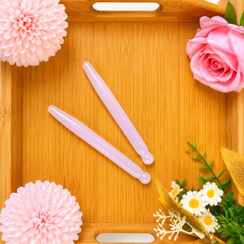Bộ Đá Thạch Anh Hồng 14 Món Cao Cấp – Massage Mặt, Nâng Cơ, Thư Giãn | Dụng Cụ Massage Spa Chuyên Nghiệp