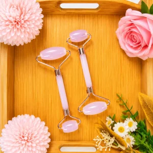 Bộ Đá Thạch Anh Hồng 14 Món Cao Cấp – Massage Mặt, Nâng Cơ, Thư Giãn | Dụng Cụ Massage Spa Chuyên Nghiệp