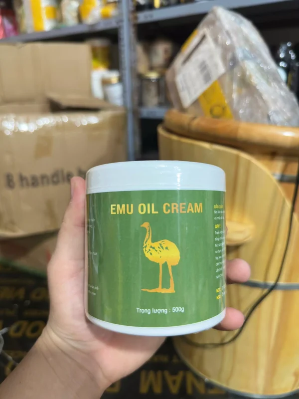 Kem Emu Cream Thải Độc Não Bộ 500g – Kem Massage Emu Oil Hỗ Trợ Thư Giãn, Làm Ấm Cơ Thể Và Chăm Sóc Vùng Đầu, Vai Gáy