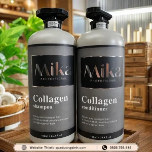 Dầu Gội Collagen MIKA – Phục Hồi Tóc Hư Tổn, Hỗ Trợ Giảm Dầu Bết, Gàu Và Gãy Rụng