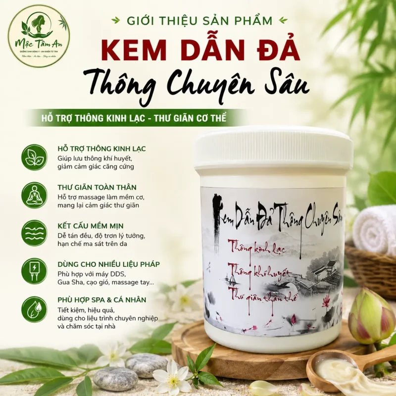 Kem Dẫn Đả Thông Chuyên Sâu – Hỗ Trợ Thông Kinh Lạc